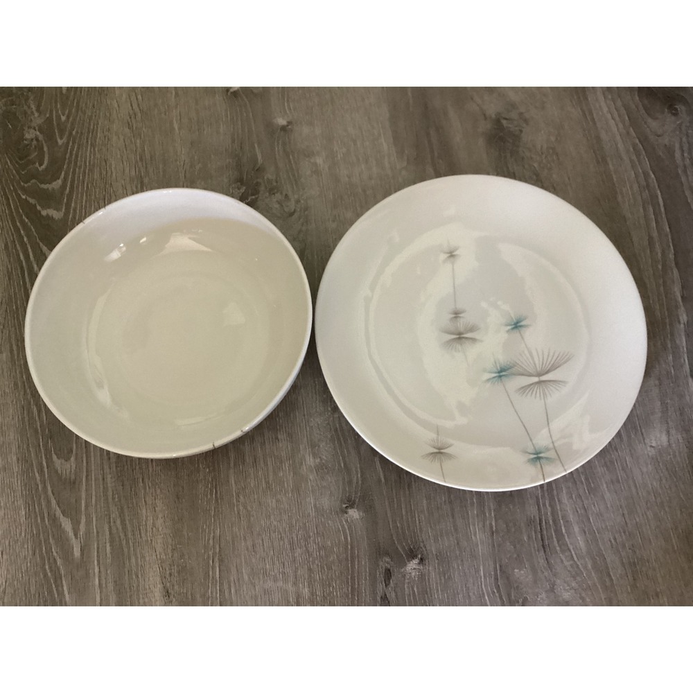 Vintage Caribe Casual Carlos Montes G San Juan MCM Bowl and Plate Set